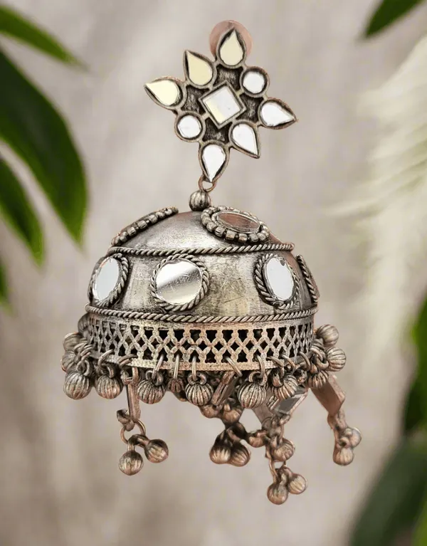 Oxidized_Extra_Large_Jhumkha_With_Mirror_Detail_Earrings