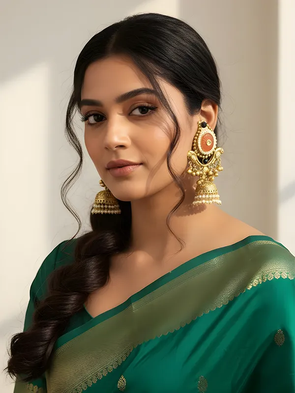 Gold_Toned_Parrot_Jhumka_Earrings