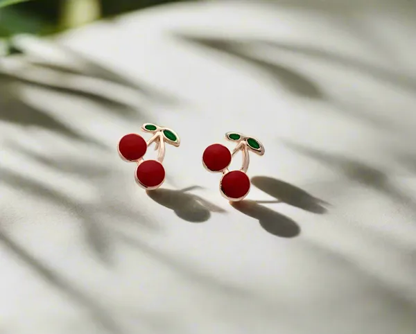 Enamelled_Cherry_Mini_Studs