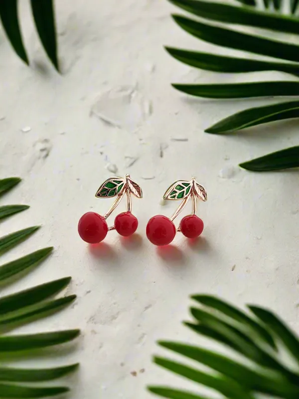 Enamelled_Cherry_Mini_Studs