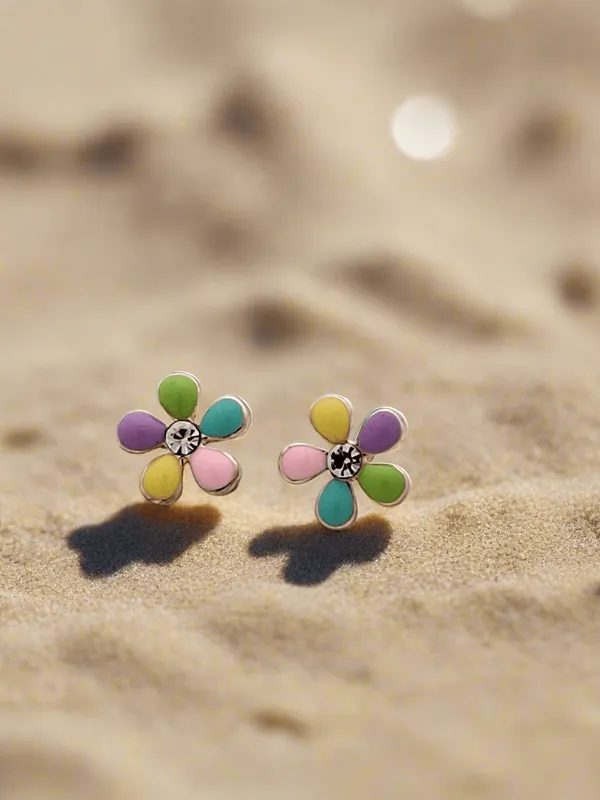 Enamelled_Floral_Mini_Studs