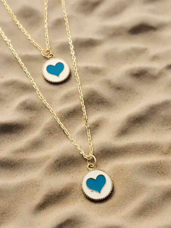 Double_Layered_Heart_Charm_Necklace