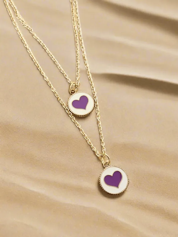 Double_Layered_Heart_Charm_Necklace
