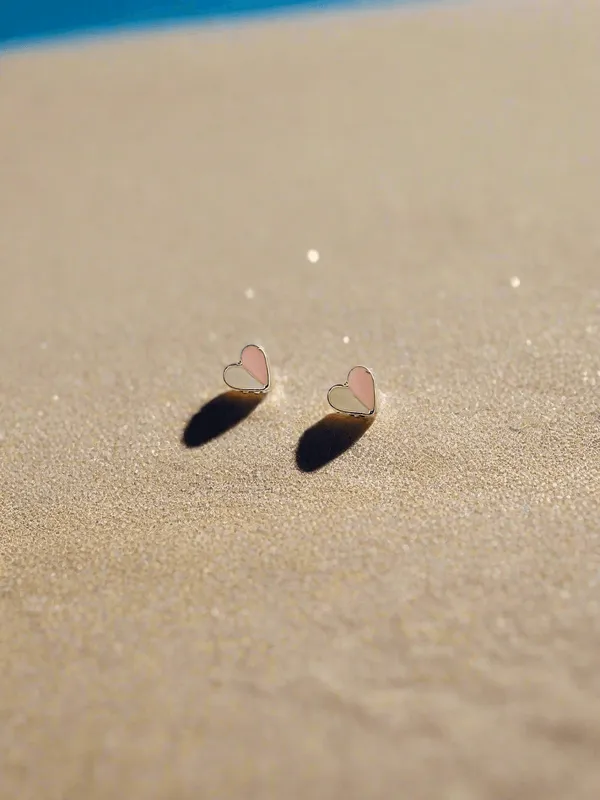 Two_Tone_Enamelled_Heart_Mini_Studs
