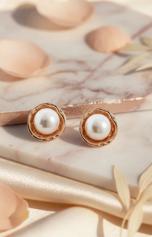 Textured_Edge_Pearl_Stud_Earrings
