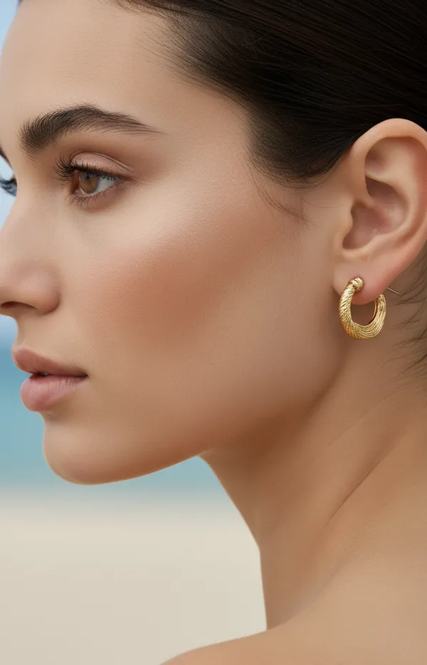 Textured_Gold_Tone_Hoop_Earrings
