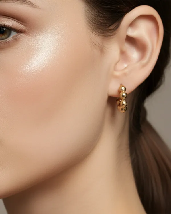 Gold_Tone_Ball_Hoop_Earrings