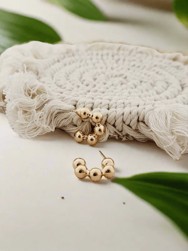 Gold_Tone_Ball_Hoop_Earrings