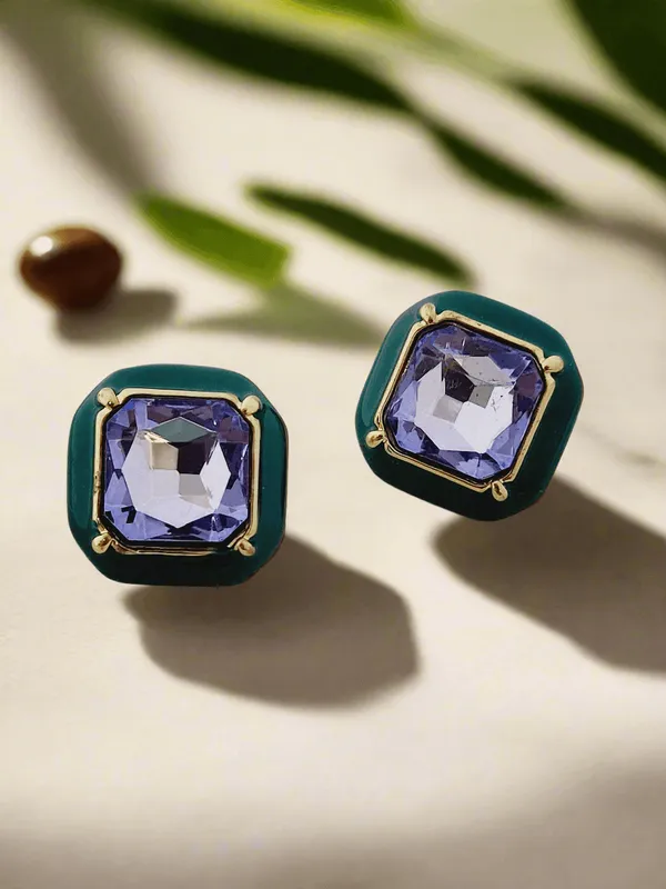 Artisan_Color_Stone_Enamel_Stud_Earrings