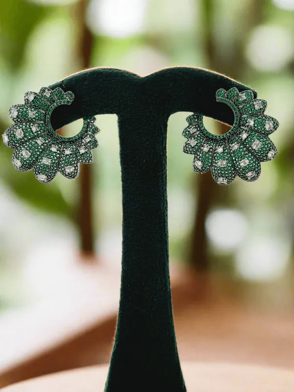 Green_Crystal_Hoop_Earrings
