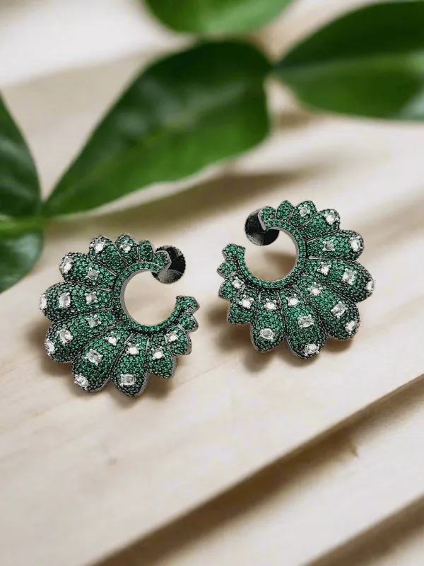 Green_Crystal_Hoop_Earrings