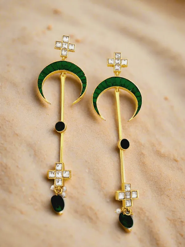 Emerald_Crescent_Crystal_Drop_Earrings