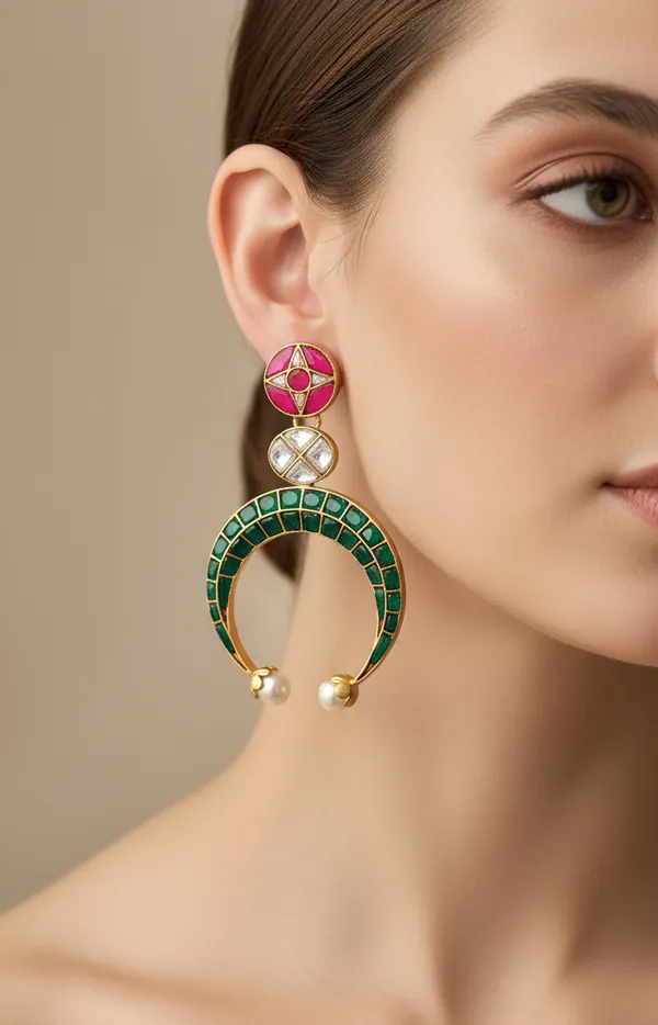 Crescent_Moon_Gemstone_Drop_Earrings