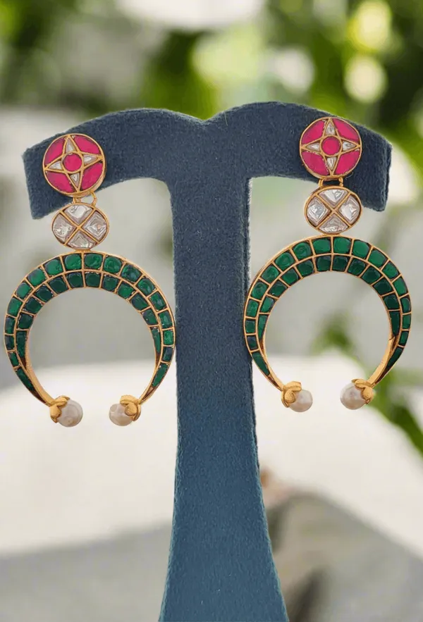 Crescent_Moon_Gemstone_Drop_Earrings