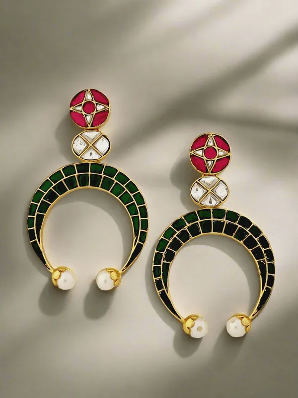 Crescent_Moon_Gemstone_Drop_Earrings