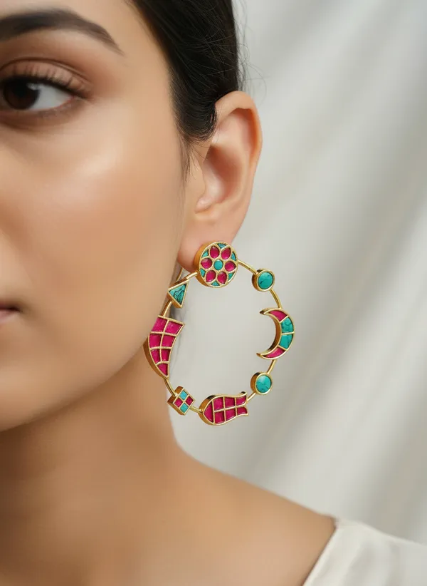 Geometric_Gemstone_Hoop_Earrings