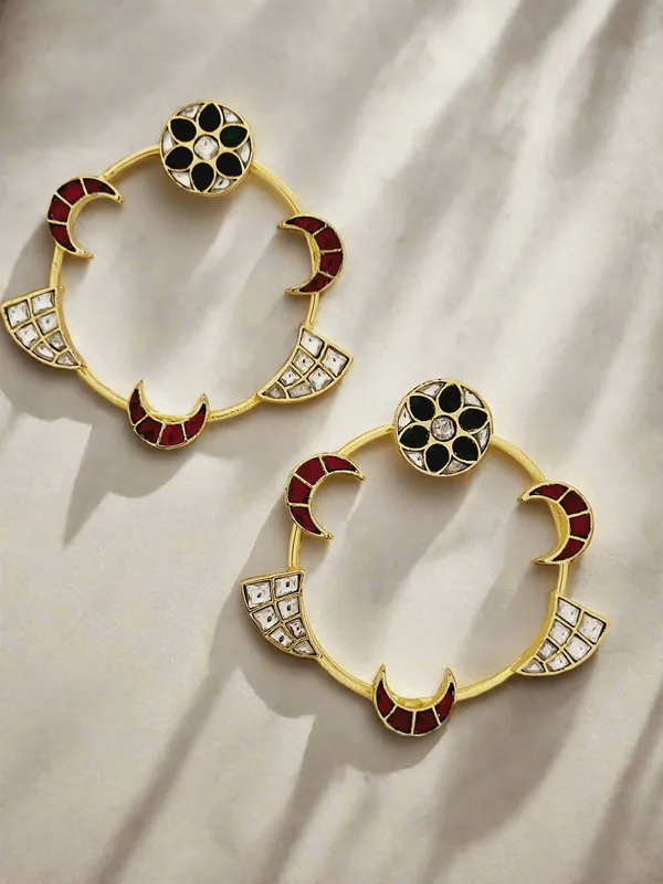 Celestial_Hoop_Earrings_With_Kundan_And_Enamel