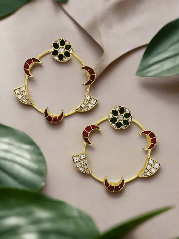 Celestial_Hoop_Earrings_With_Kundan_And_Enamel