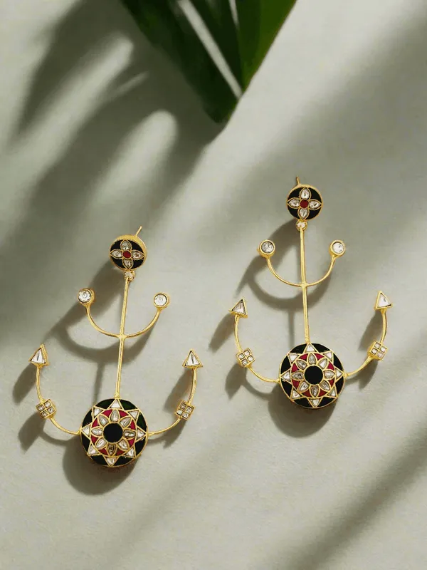 Anchor_Motif_Drop_Earrings