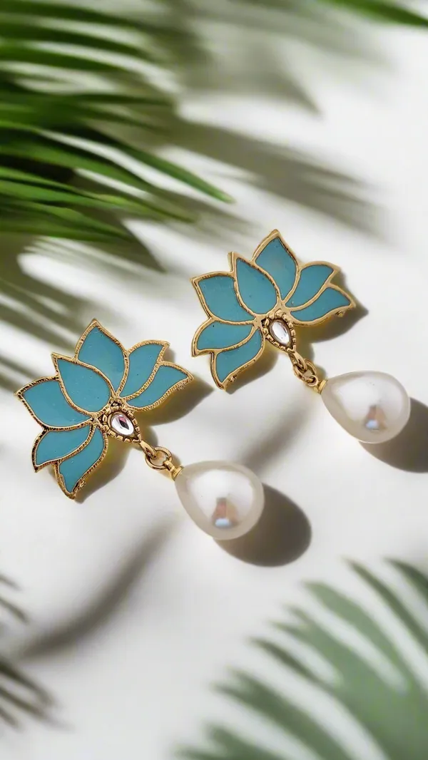 Lotus_Bloom_Pearl_Drop_Earrings