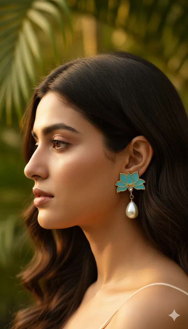 Lotus_Bloom_Pearl_Drop_Earrings