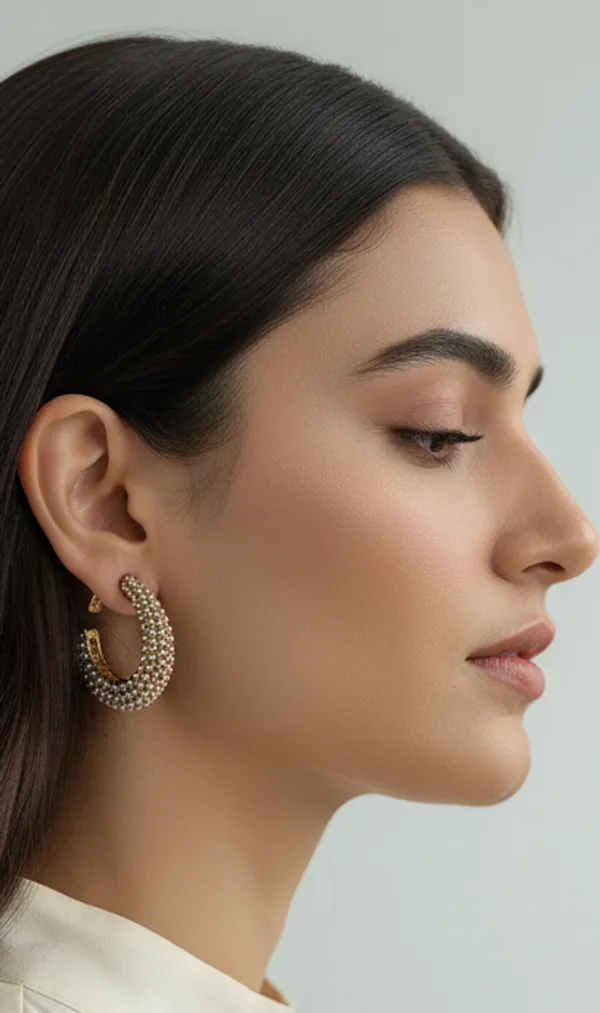 Luxe_Pearl_Embellished_Half_Hoop_Earrings