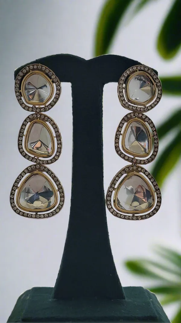 Minimalist_Polki_Geometric_Drop_Earrings