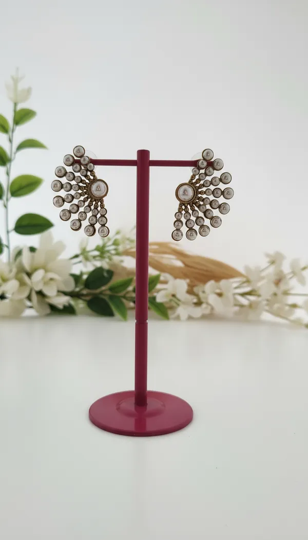 Regal_Pearl_Fan_Cluster_Stud_Earrings