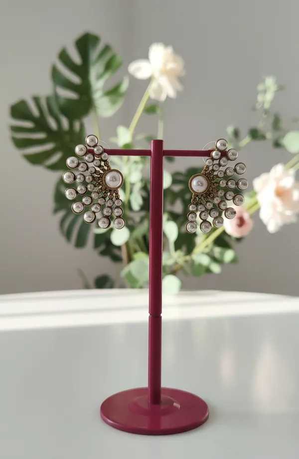 Regal_Pearl_Fan_Cluster_Stud_Earrings