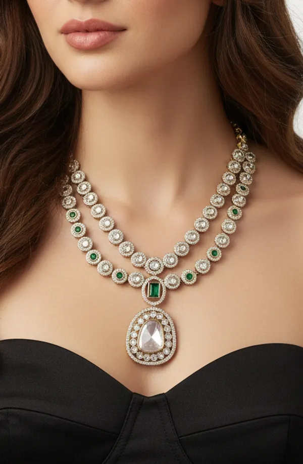 Opulent_Layered_Polki_Style_Necklace_Set