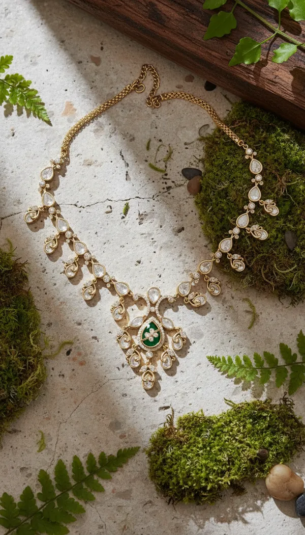 The_Graceful_Kundan_Drop_Necklace_Set