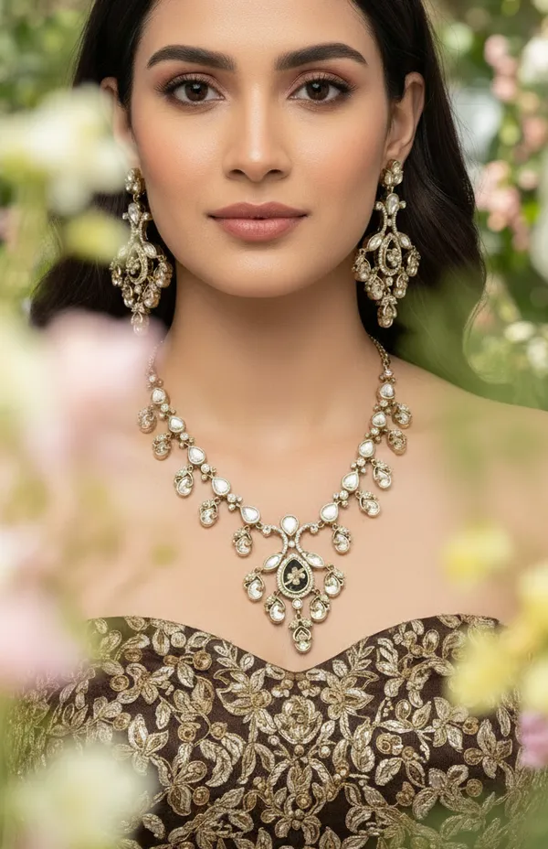 The_Graceful_Kundan_Drop_Necklace_Set