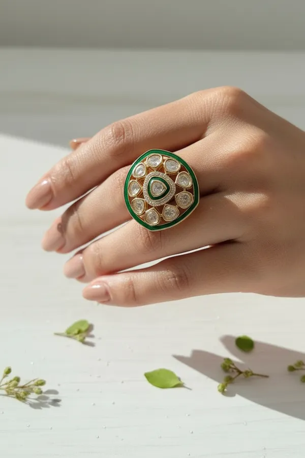 The_Meenakari_Triangle_Cluster_Ring