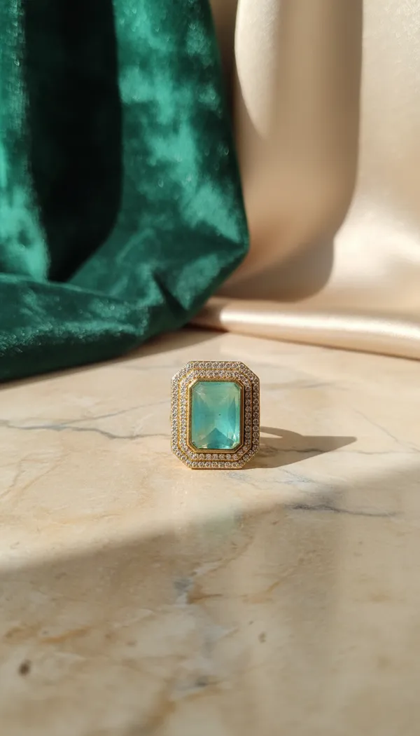 Emerald_Cut_Aqua_Statement_Ring
