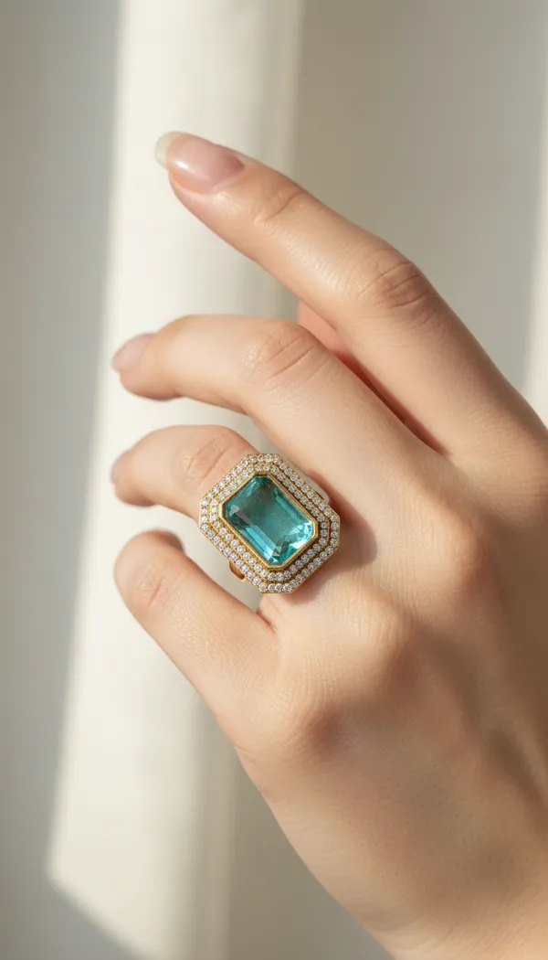 Emerald_Cut_Aqua_Statement_Ring