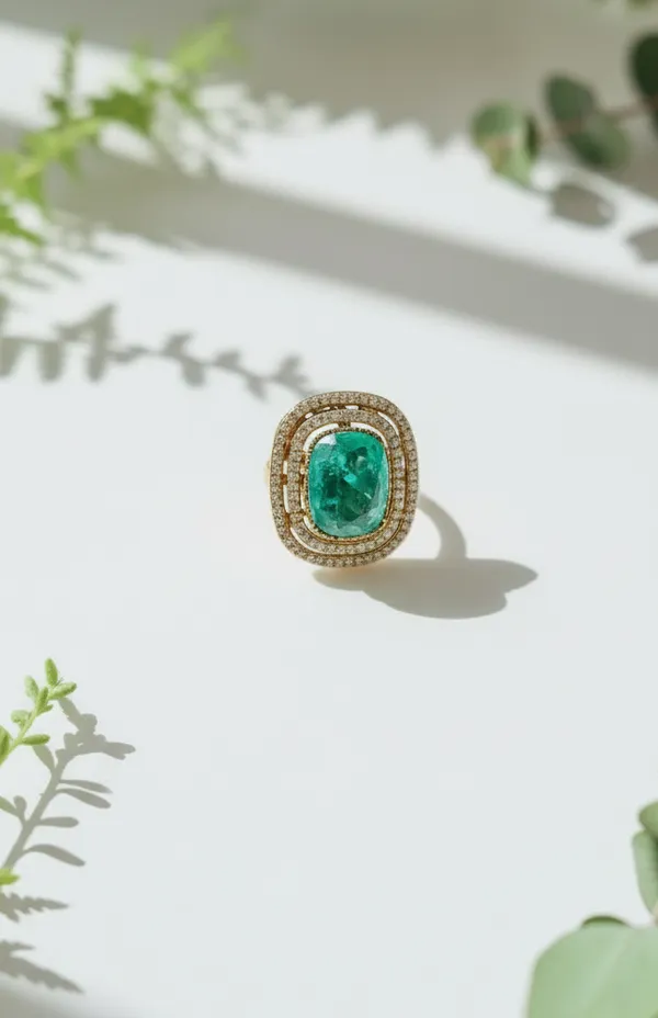 The_Grand_Cushion_Cut_Emerald_Statement_Ring