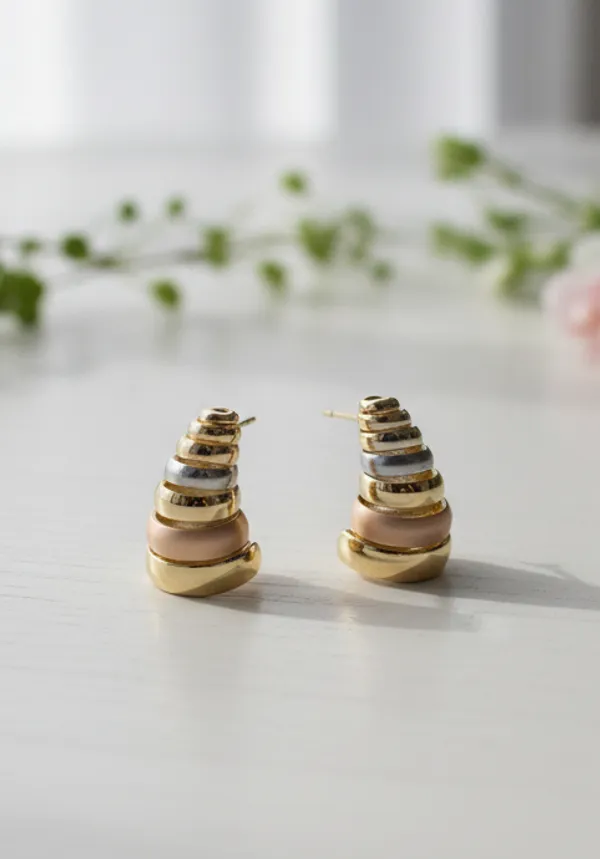 Tri_-_Tone_Ribbed_Shell_Earrings