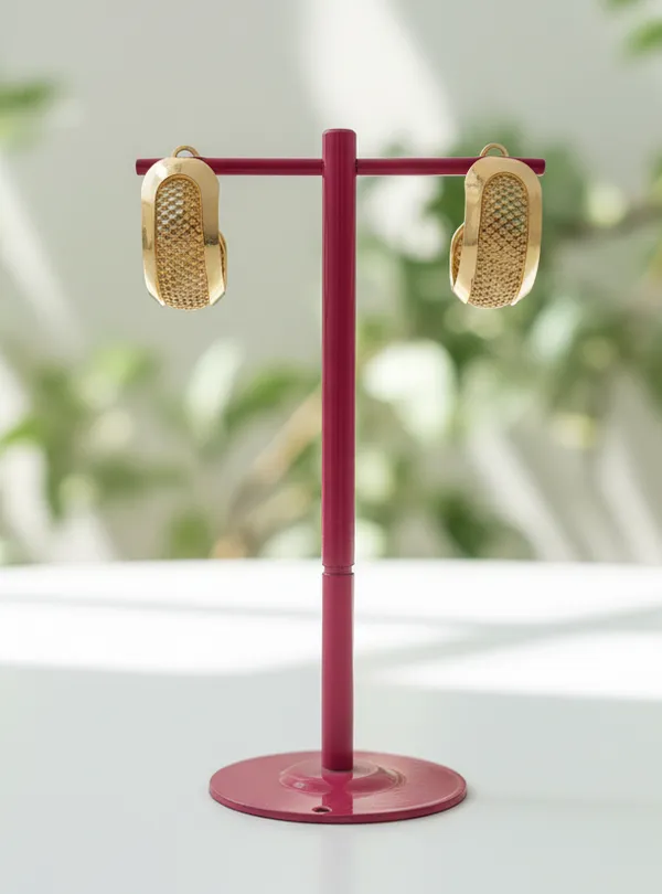 Gilded_Lattice_Wide_Hoops_Earrings