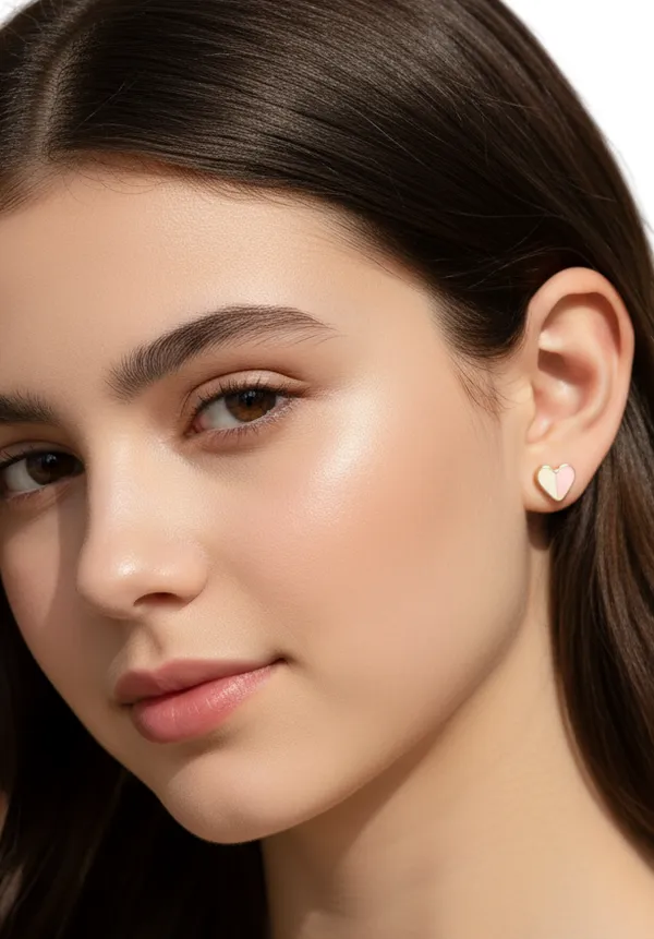 Two_Tone_Enamelled_Heart_Mini_Studs