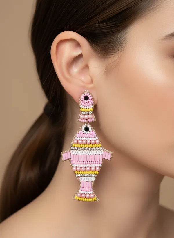 Fish_Beaded_Drop_Earrings