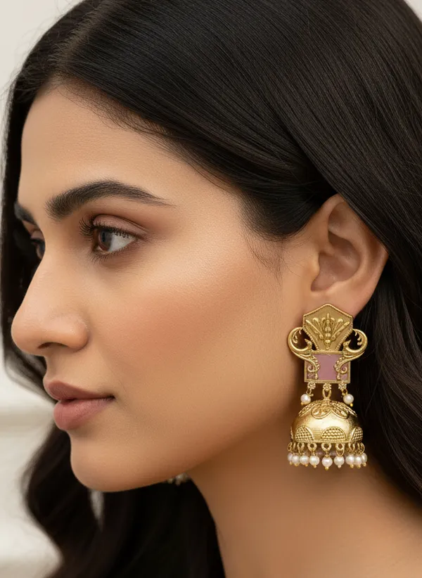 Jhumkha_In_Gold_Finish