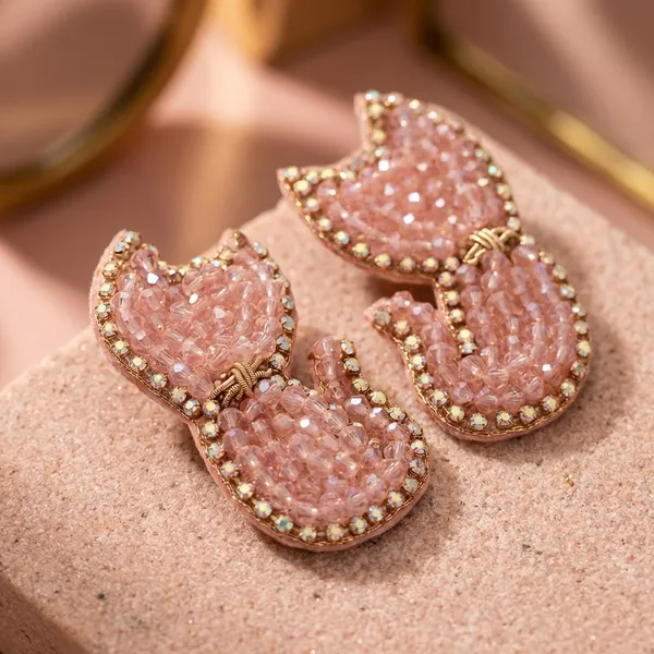 Cat_Silhouette_Beaded_Earrings_With_Crystal_Accents