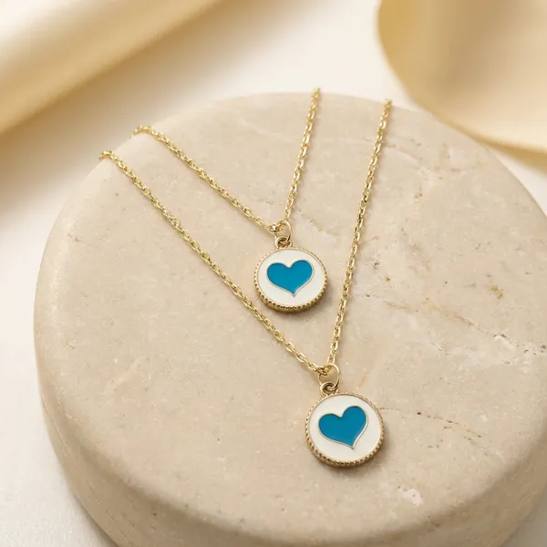 Double_Layered_Heart_Charm_Necklace