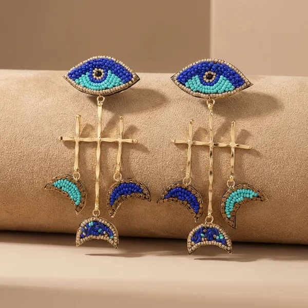Evil_Eye_Beaded_Dangle_Earrings_With_Crescent_Accents