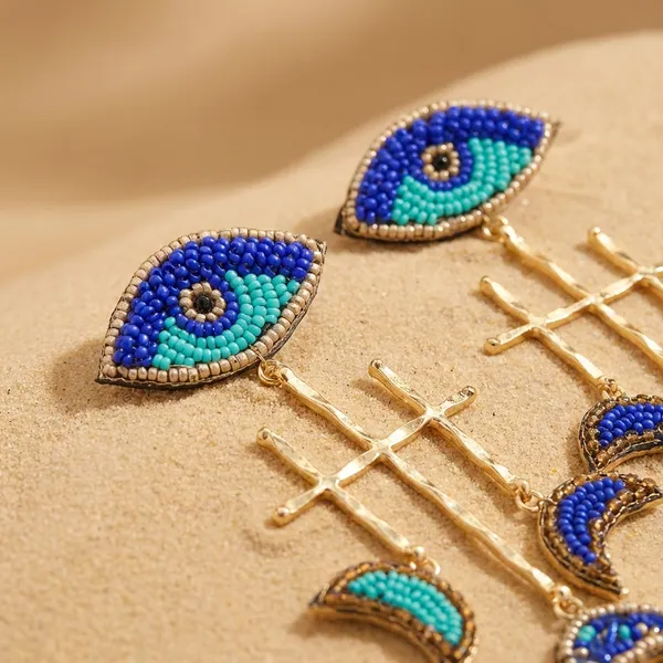 Evil_Eye_Beaded_Dangle_Earrings_With_Crescent_Accents
