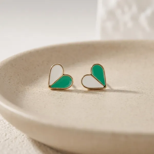 Two_Tone_Enamelled_Heart_Mini_Studs