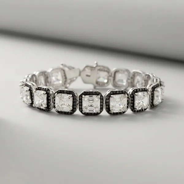 Cushion_Cut_Crystal_Tennis_Bracelet