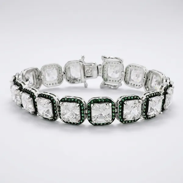 Cushion_Cut_Crystal_Tennis_Bracelet