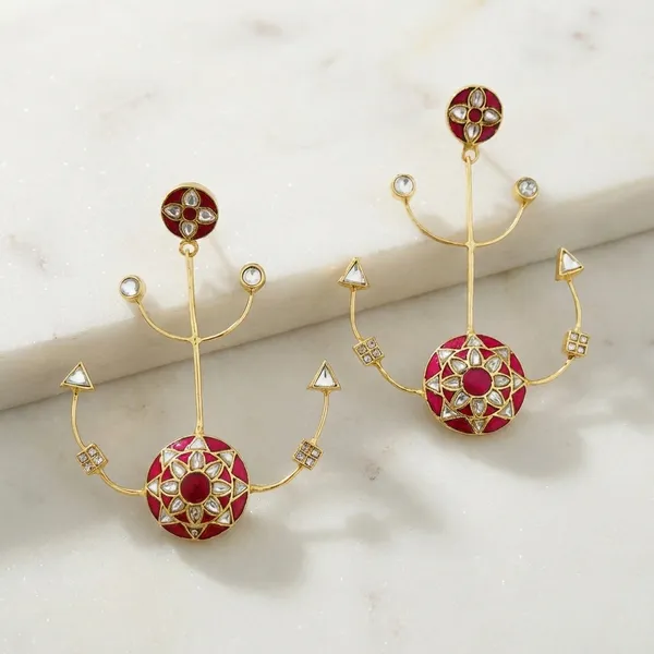 Anchor_Motif_Drop_Earrings