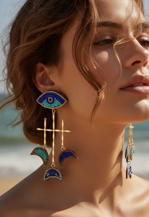 Evil_Eye_Beaded_Dangle_Earrings_With_Crescent_Accents